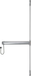 JPM JPM FC-AC-20 JPM Elektromechanische paniekbalk Fluid Control - Ingang | type: C | 2 punts | kruk | kleur: aluminium | lengte: 835 mm | inkortbaar tot: