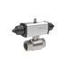 Riegler 351.311-1 messing kogelkraan, pneumatische aandrijving volgens NAMUR, eenvoudige werking, Rp 1