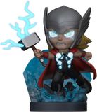 The Loyal Subjects Marvel Superama Mini Diorama Thor God Mode (Black Light) Exclusive 10 cm