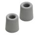 Benson Deurbuffers / deurstoppers rubbers - 2x - grijs - 33 x 30 mm - met schroefbevestiging