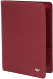 Golden Head Leren identiteitskaarthoesje Polo RFID Protect Reisepassetui 4455 Rot donkerrood