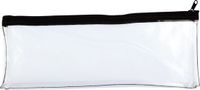 Kangaro - Pen Case - Transparent - 33 x 12.5 cm - Black Zipper