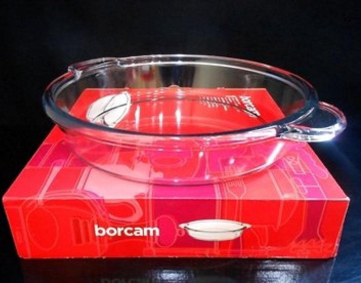 Pasabahce Borcam ovenschaal glas bakvorm oploop 2-delig rond