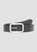 s.Oliver Leren riem met rechthoekige frame-sluiting en logo-details, zwart, 95