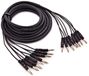 Studiospares 8-Way Moulded TRS 6.35mm Loom, 5m