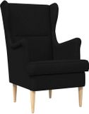vidaXL Fauteuil Zwart Stof