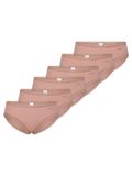 sloggi Dames hipster slip 6 pack GO Crush cameo brown