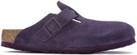 BIRKENSTOCK Boston SF suede dames klompen paars maat 38