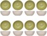 Cosy & Trendy Turbolino bols de soupe - 8 pièces - Vert - Grès - Rond - Ø14 cm