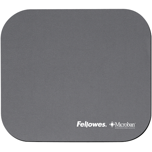 fellowes Microban Mouse Pad Silver