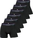 JBS Heren lang short / pant 6 pack Bamboo zwart XXL