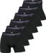 JBS Heren lang short / pant 6 pack Bamboo zwart XXL