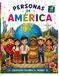 PERSONAS DE AMERICA: LIBRO PARA COLOREAR