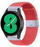 By Qubix Qubix - Braided Nylon Watch Strap for Huawei Watch GT 6 / GT 7 - 41mm - Light Red