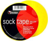 Precision Ruban adhésif pour chaussettes 33 m x 19 mm PVC Jaune 10 pièces