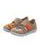 SUPERFIT Huisschoenen 'HAPPY OCTI' crème / donkerbeige / donkeroranje / zwart