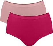 Sloggi 2-pack Go Sense High Waist Slips Dames M Combi/M Modal Effen