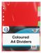 DID Tabbladen gekleurd - A4 formaat - papier - 10x stuks - met 11 ringgaatjes
