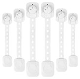 Ricokids Vergrendelingen voor kastjes, type 798200, wit, set van 6 stuks