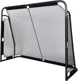 Prosport Voetbaldoel 220x170x80 Premium Zwart