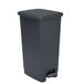 SUNDIS Flat Bin, pedaalemmer 40L, gerecycled kunststof, zwart