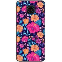 Xiaomi Redmi Note Fleurs exotiques Verstevigd hoesje met sublimatie bedrukking