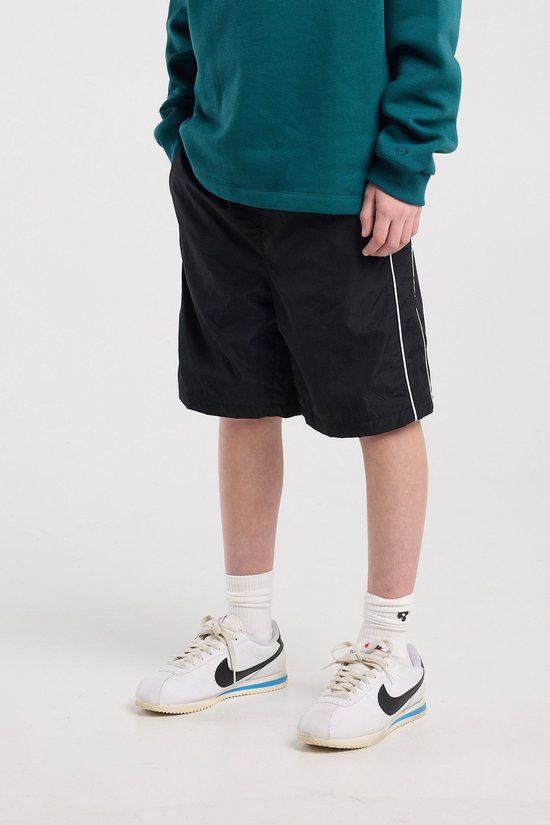 America Today Track Short Nessie Jr Kinderen Zwart Polyester