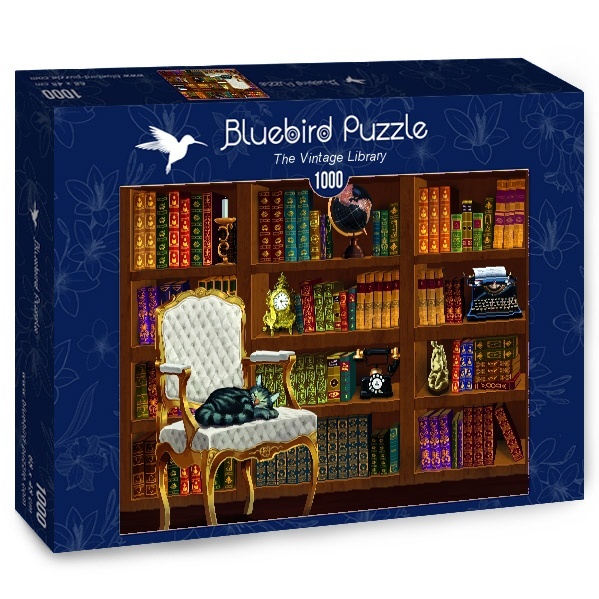 Bluebird Puzzle The Vintage Library Puzzel (1000 stukjes)