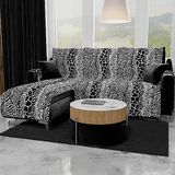 PETTI Artigiani Italiani - Hoekbank, bankovertrek met schiereiland, bankovertrek voor 2-zitsbank met eiland links, bankovertrek met chaise longue, zabrato, 100% Made in Italy
