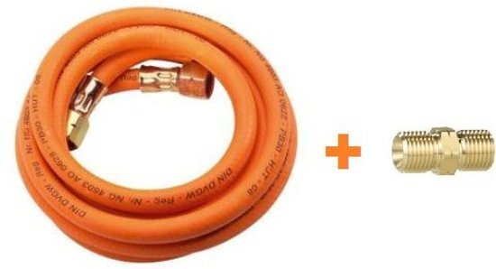 CFH 3 meter gasslang + gasslangverbinder complete gas slang verbinden - verlengset VS300