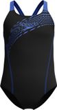 Speedo Medley Logo Medalist Meisjes Sportbadpak - Zwart/Blauw