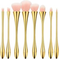 Mimo Makeup Brush Golden 8pcs Set - Women's