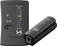 Seki LAN kabeltester voor RJ45 + RJ11
