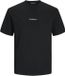 JACK&JONES JORARUBA LANDSCAPE TEE SS CREW NECK Homme T-shirt Noir Coton Taille L