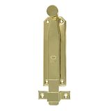 Amig - Opbouwdeurslot Mod.310 - Gouden veiligheidsslot voor horizontale of verticale montage - Gemaakt van zamak met messing afwerking - Afmetingen: 150 x 38 mm