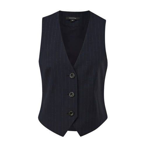 Comma Gilet Donkerblauw