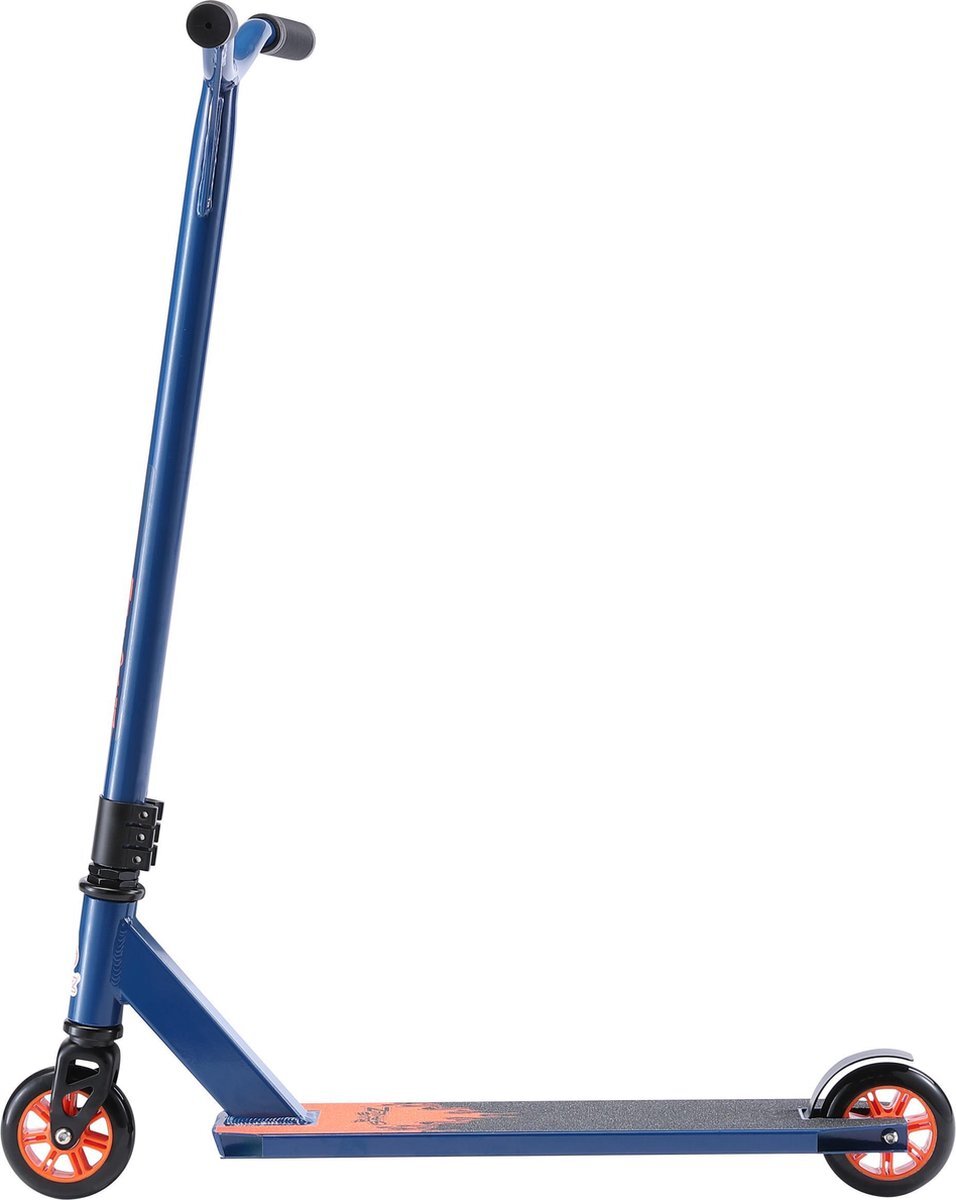 BLUE GORILLAZ Freestyle Jump alu stuntstep, 100mm First Tricks, blauw