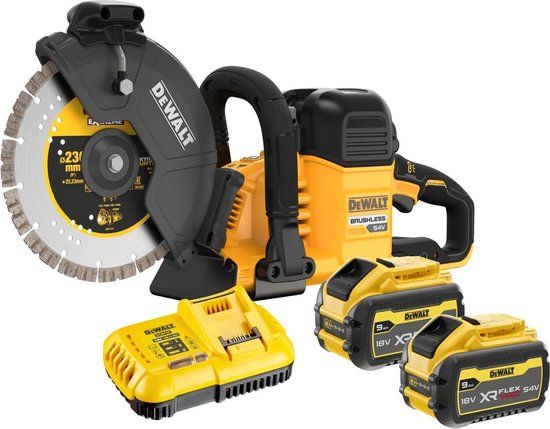DeWALT DCS691X2 XR FLEXVOLT Doorslijpmachine Brushless 230mm 54V 9.0Ah