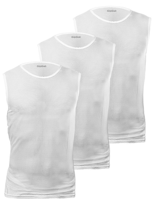 GripGrab Ultralight Mesh Ondergoed bovenlijf 3 Pack wit - 5708486009306