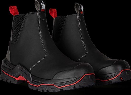 Redbrick Pulse Ankle Boot S3S Zwart - Zwart - 46