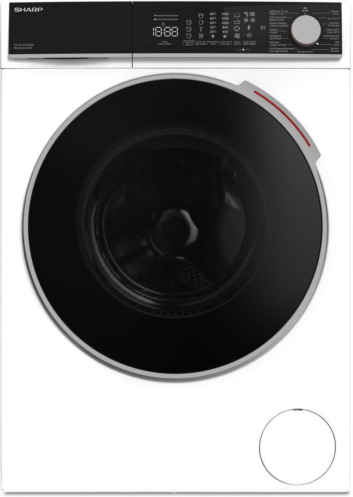 Sharp Wasmachine Voorlader A -20% (esnl814cwdabe)