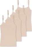 Schiesser Modal Essentials spaghetti top zand 4 stuks