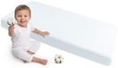 Medi Partners Hoeslaken voor een Babybedje 70x140 cm 100% Katoenen babybeddengoed kindermatras slaapzak (Wit)