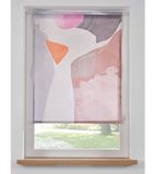 Store enrouleur occultant à motif graphique, protection solaire 949411 Blanc/Multicolore