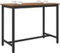 vidaXL - Tafel - Oudhout - 100 x 50 x 76,5 cm Engineered hout en staal