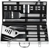 Merkloos Roestvrij Staal BBQ Gereedschap Set met Grillmatten