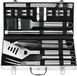 Merkloos Roestvrij Staal BBQ Gereedschap Set met Grillmatten