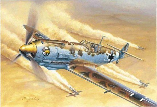 Trumpeter Messerschmitt BF109 E-4 Trop Model Kit