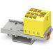 Phoenix Contact 3273072 Bloc de distribution 28.6 mm Ressort de serrage Jaune 10 pièce(s)