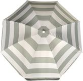 Gebro Parasol - zilver/wit - gestreept - D200 cm - UV-bescherming - incl. draagtas